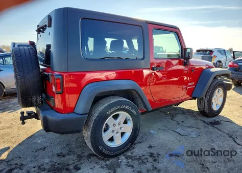 2010 Jeep Wrangler Sport z USA, uszkodzony, nr VIN 1J4AA2D12AL209119